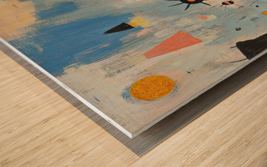 Celestial Plateau 7H3N2Z 55 Wood print