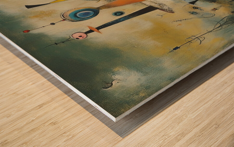 Celestial Totems Y8G5PN 55 Wood print