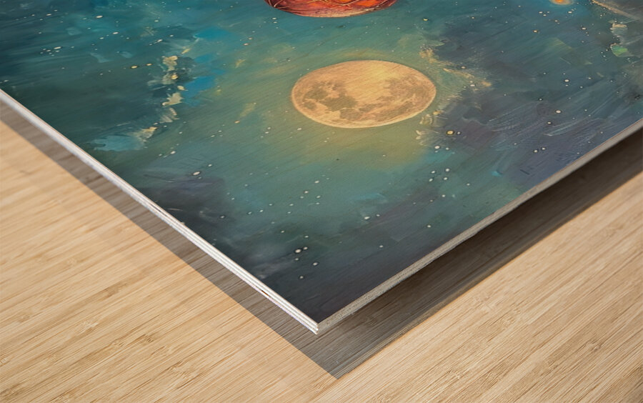 Celestial Voyage 7H29P4 45 Wood print