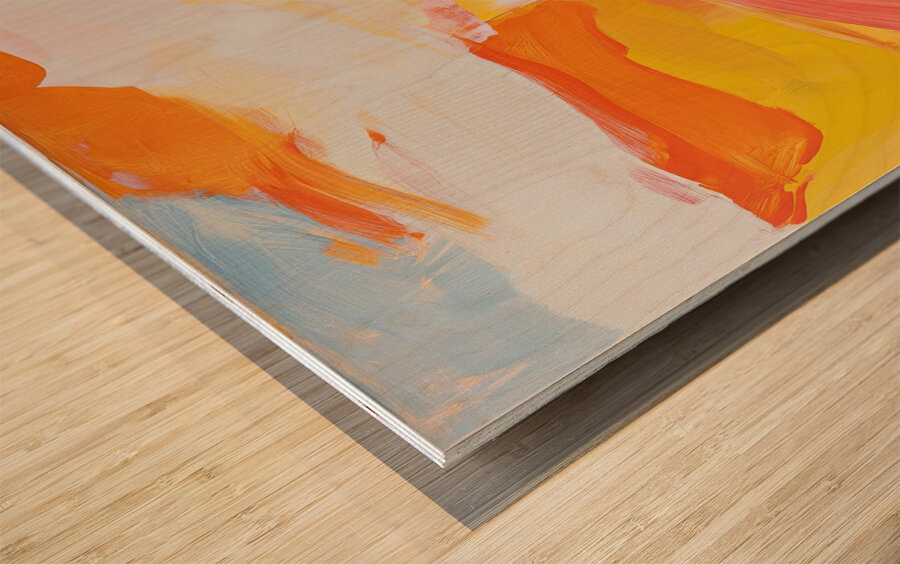 Chromatic Horizon H29NJP 55 Wood print