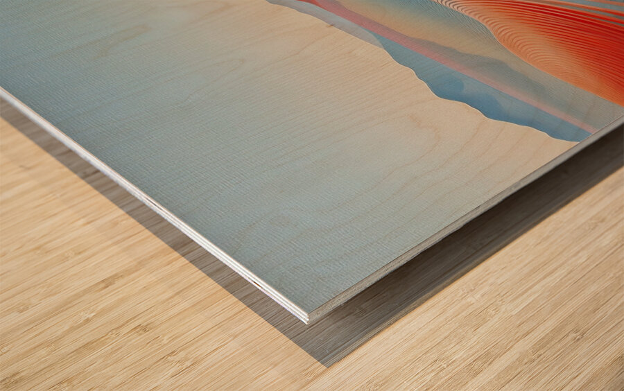 Chromatic Horizon VZ92HJ 60 Wood print