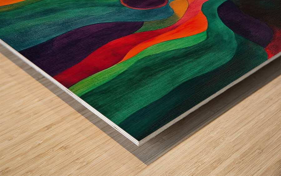 Chromatic Hourglass 7P39N2 55 Wood print