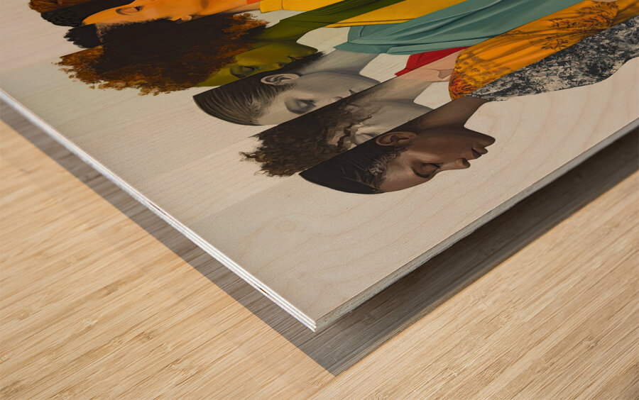 Chromatic Humanity 7H9N2P 57 Wood print