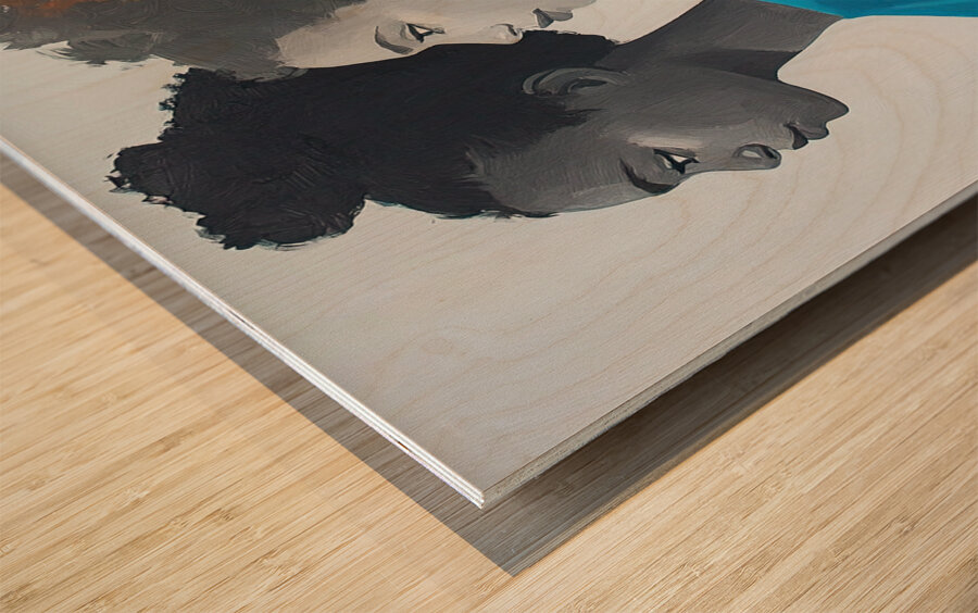 Chromatic Humanity 529HJZ 57 Wood print