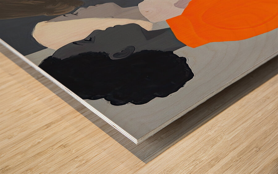 Chromatic Humanity 79B2N5 62 Wood print