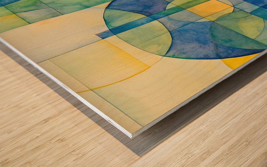 Chromatic Interplay 42HK9Z 51 Wood print