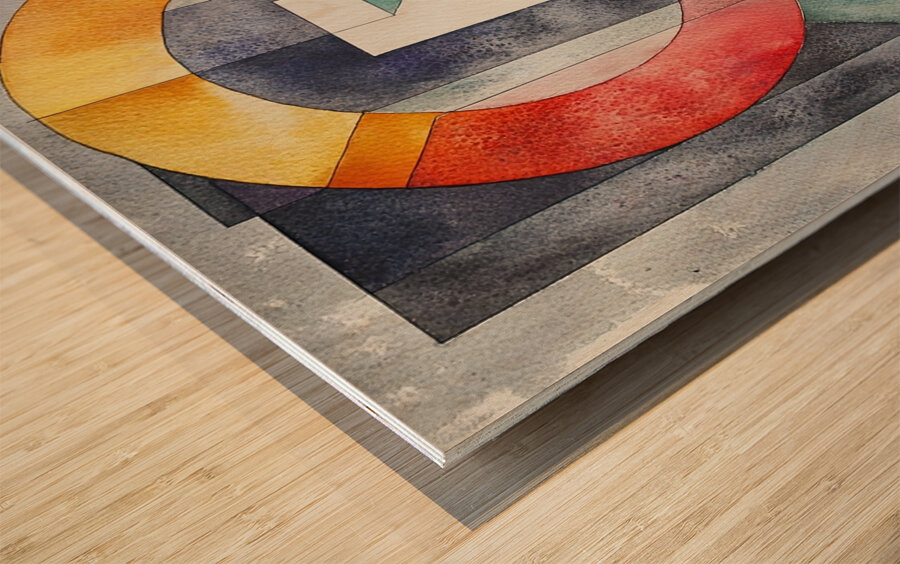 Chromatic Interplay 5Z8N9H 48 Wood print