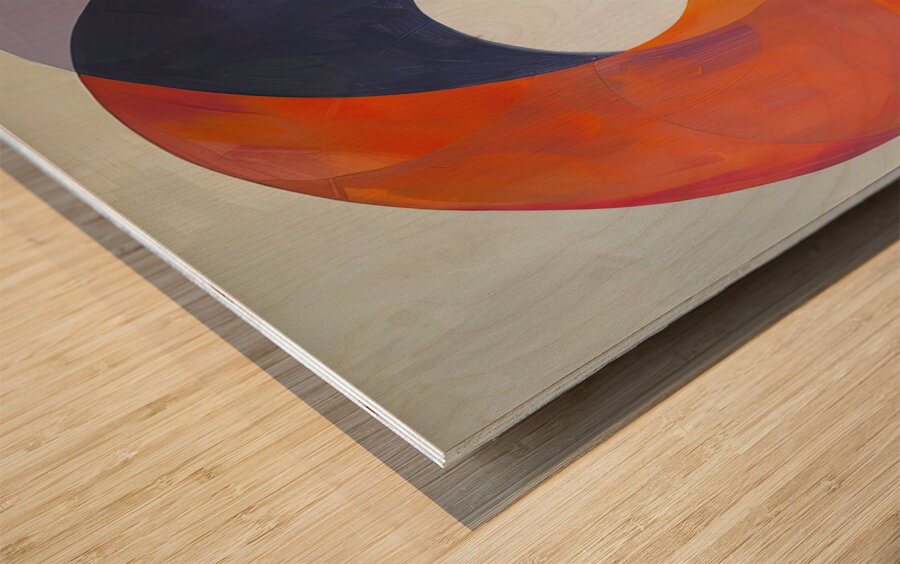 Chromatic Interplay H3N9B2 50 Wood print