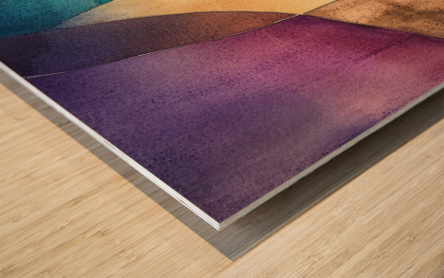 Chromatic Interplay H3N9P2 50 Wood print