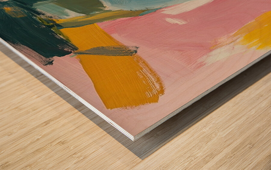 Chromatic Interplay H92N3Z 52 Wood print