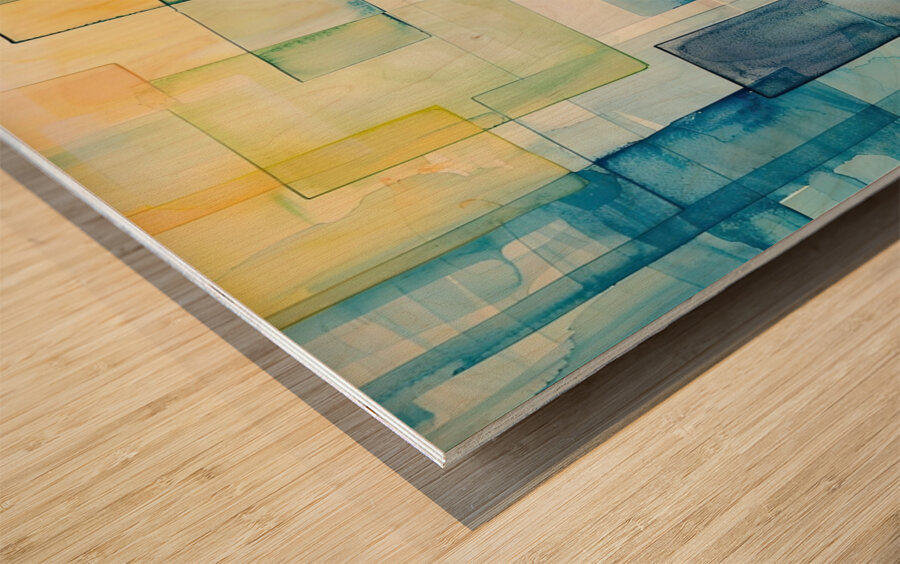 Chromatic Interplay Y59H2N 58 Wood print