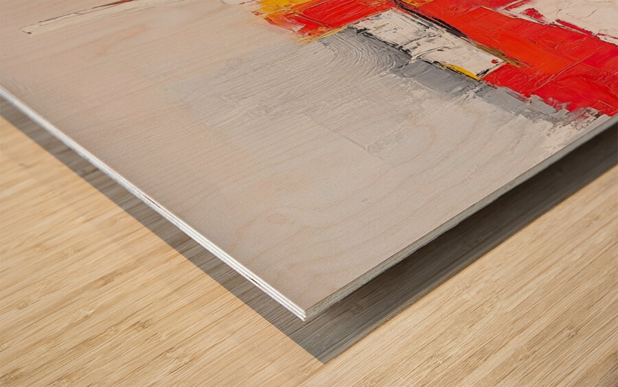 Chromatic Interplay Y59H7R 55 Wood print