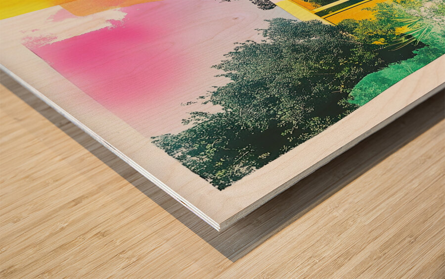 Chromatic Modernity 5H2N9P 55 Wood print