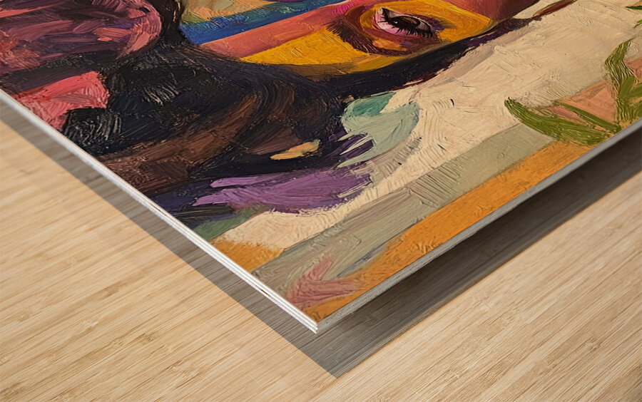 Chromatic Muse 48Z7N2 55 Wood print