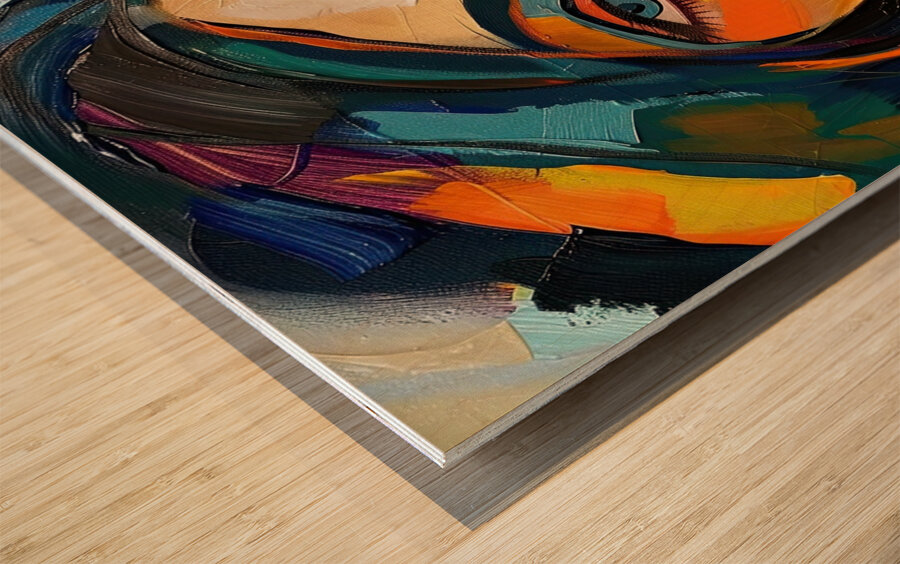 Chromatic Muse K82D3N 58 Wood print