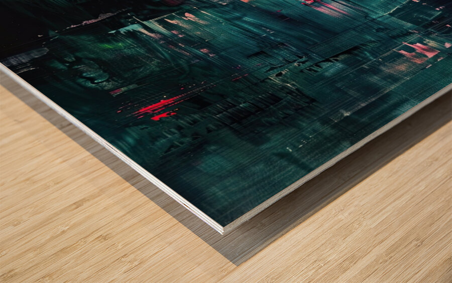 Chromatic Nocturne HZ92N3 48 Wood print