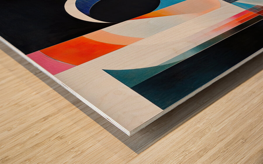 Chromatic Nocturne H29NJP 58 Wood print