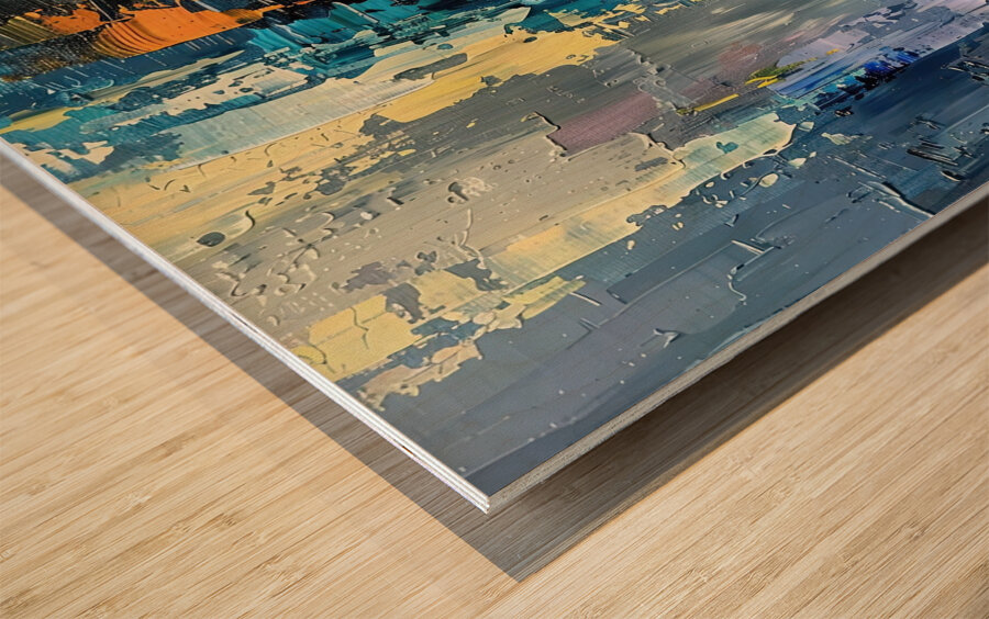 Chromatic Nocturne JH92N3 58 Wood print