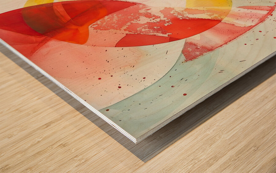 Chromatic Orbs NZ9P2H 47 Wood print