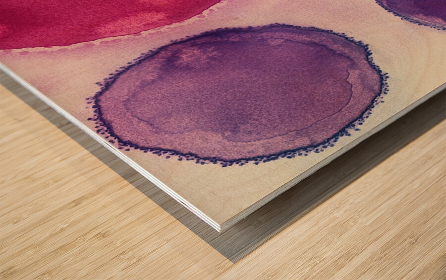 Chromatic Orbs NZ92P3 45 Wood print