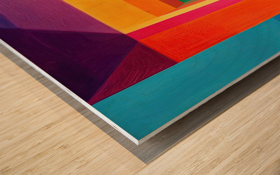 Chromatic Passage 7D8N92 48 Wood print