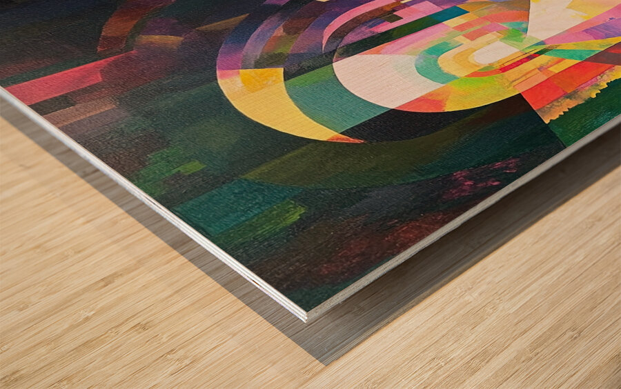 Chromatic Passage 79HNP2 65 Wood print