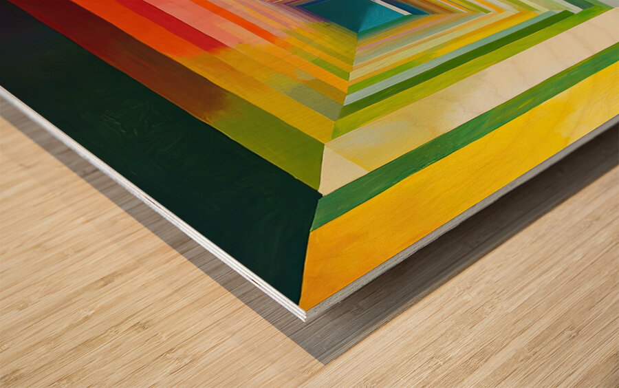 Chromatic Passage 7H9N2P 63 Wood print