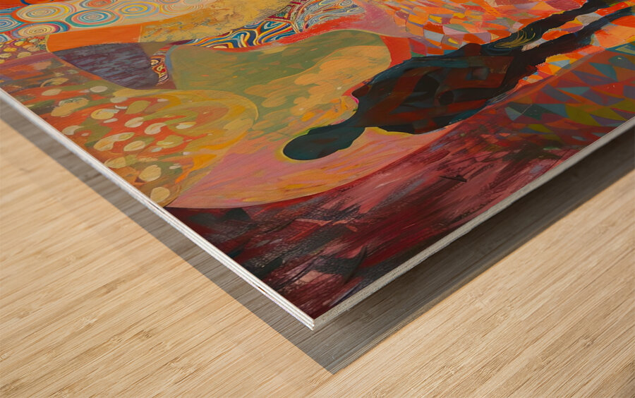 Chromatic Passage H92N3Z 60 Wood print