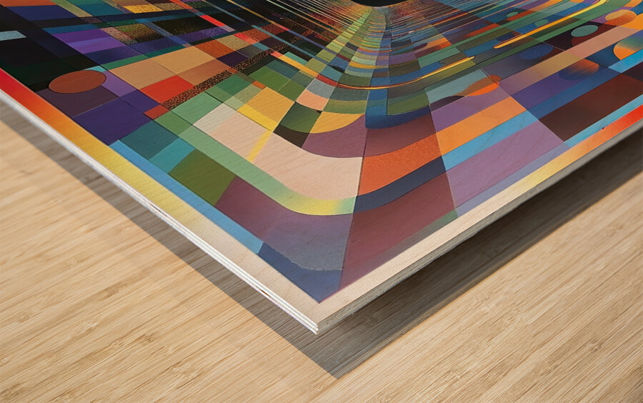 Chromatic Passage H92D3N 62 Wood print