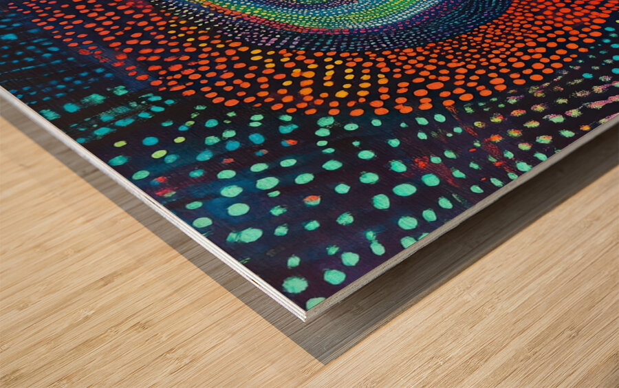 Chromatic Passage N2Z8HG 58 Wood print