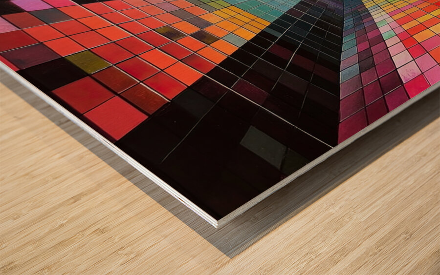 Chromatic Passage N92H3P 62 Wood print