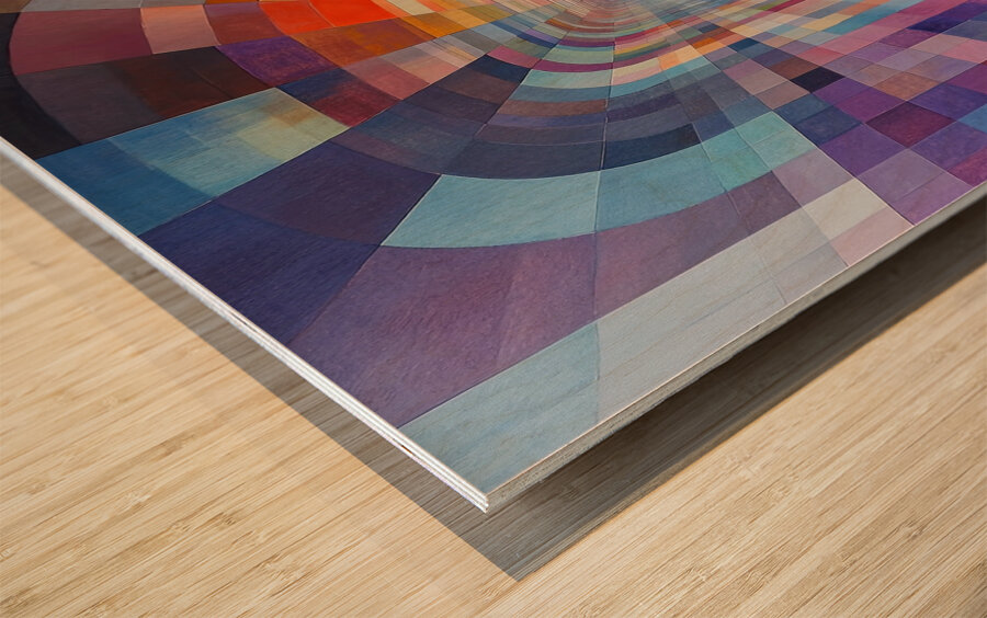 Chromatic Passage N593HJ 57 Wood print