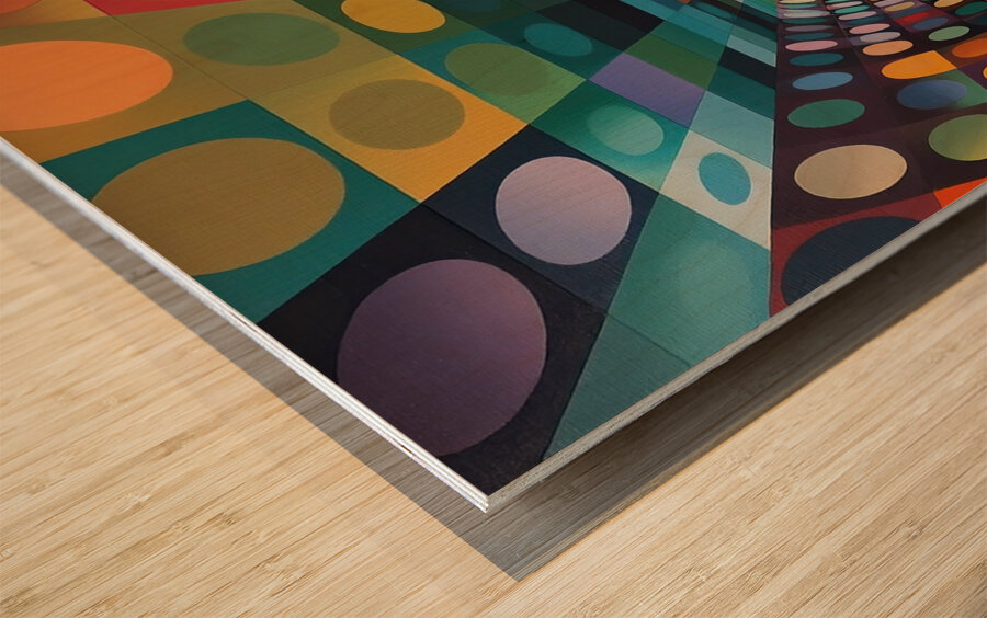 Chromatic Passage N92H7P 60 Wood print