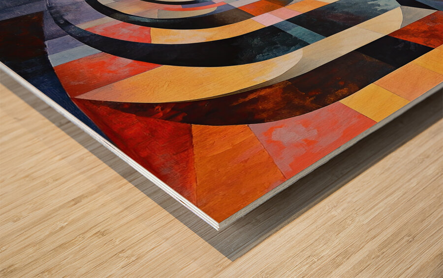 Chromatic Passage NV93HJ 48 Wood print