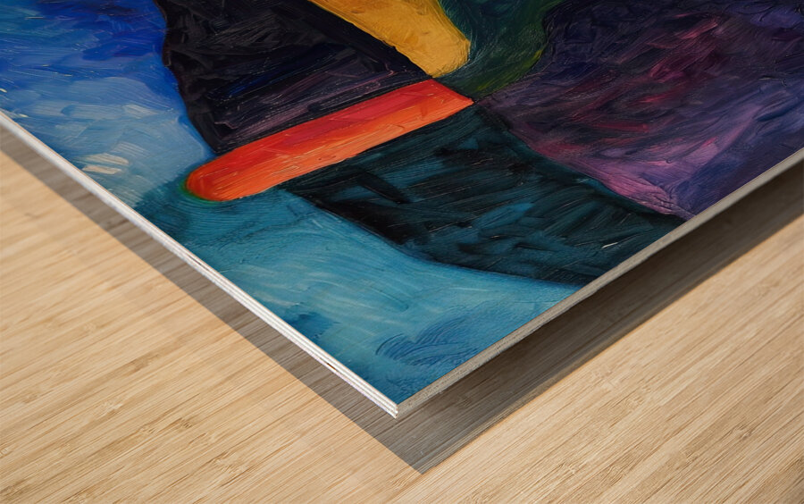 Chromatic Passage Y7H9N2 52 Wood print