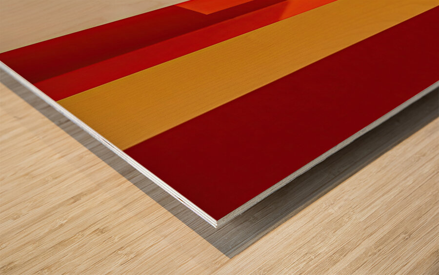 Chromatic Passage Y9H4N2 45 Wood print