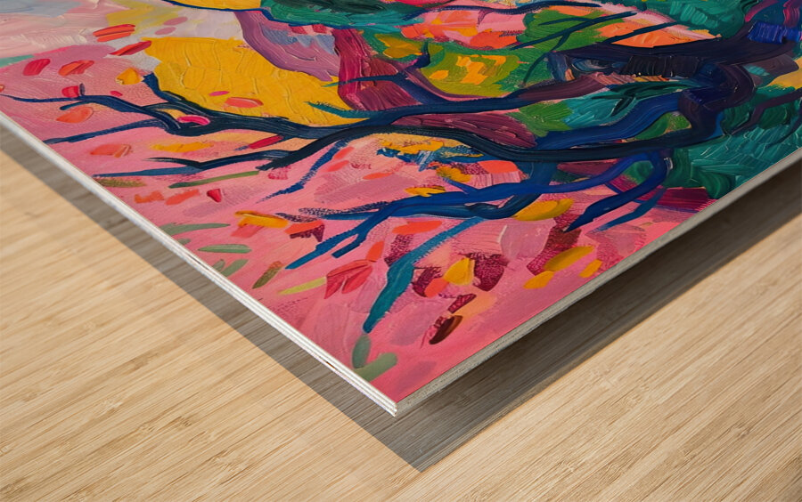 Chromatic Pathway H92N3Z 60 Wood print