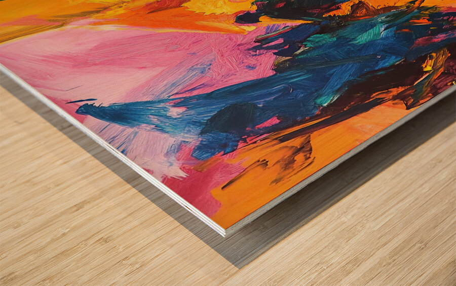 Chromatic Procession Y59H2N 53 Wood print