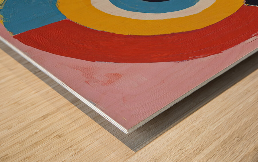 Chromatic Pulse 249NJP 58 Wood print