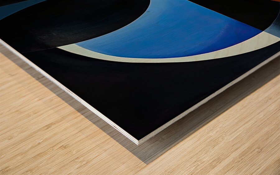 Chromatic Quadrants 49ZHP2 52 Wood print