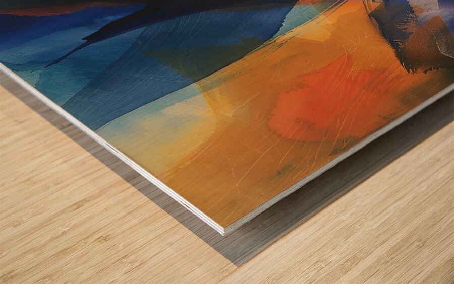 Chromatic Reverie 8H29NP 49 Wood print