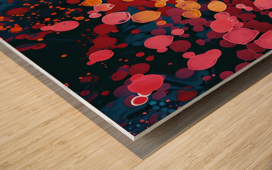 Chromatic Reverie 7H29PZ 45 Wood print