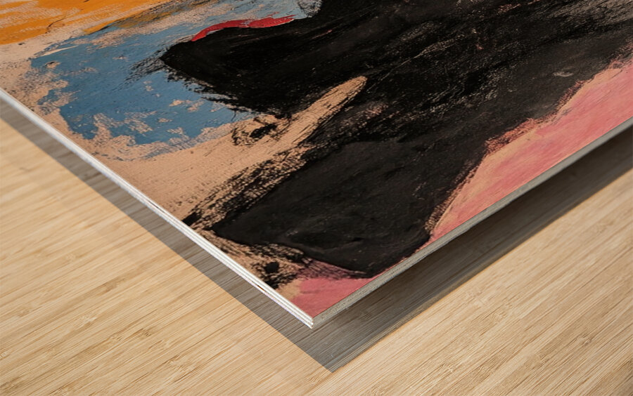 Chromatic Resonance 7P9N4H 52 Wood print