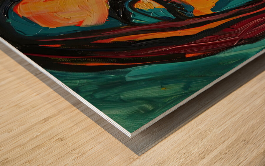 Chromatic Reverie JH9N3P 60 Wood print