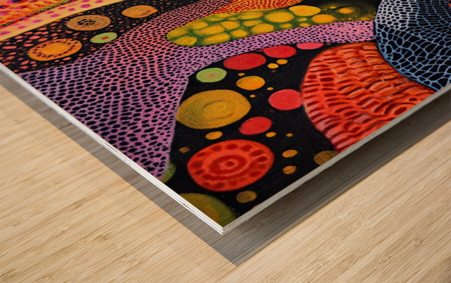 Chromatic Reverie Z92HNP 65 Wood print