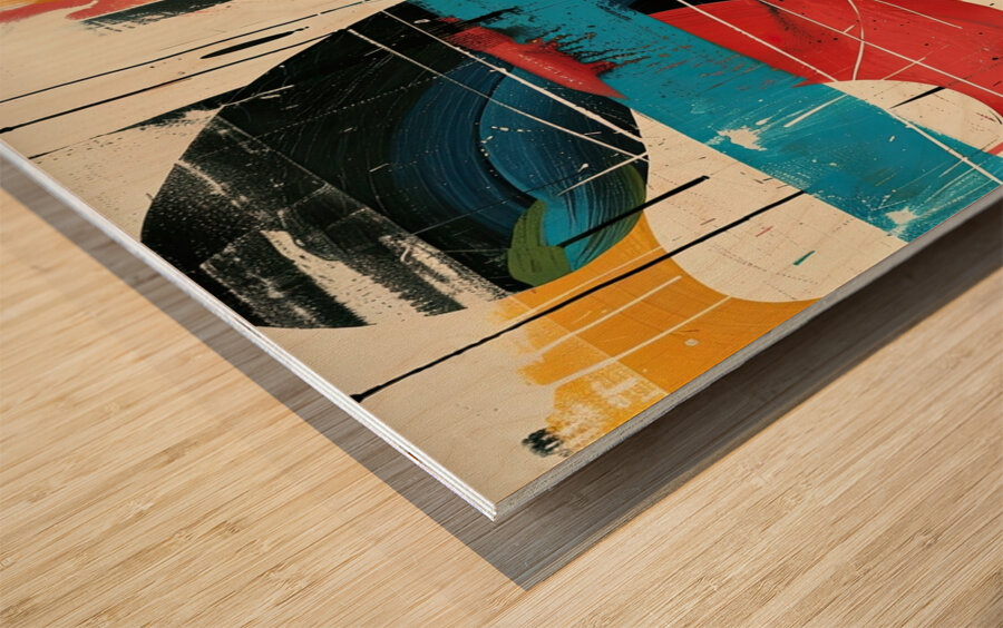 Chromatic Rhapsody 23H9N4 60 Wood print