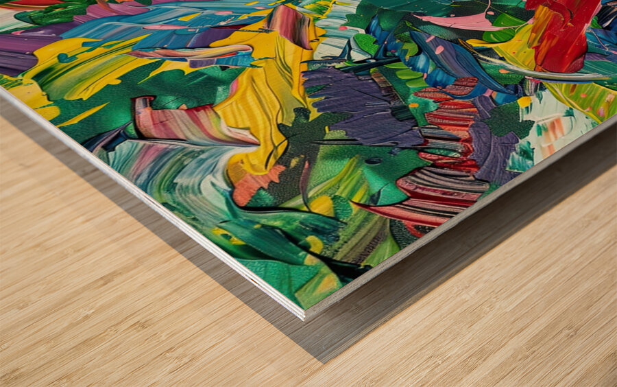 Chromatic Rhapsody 23HBC9 59 Wood print