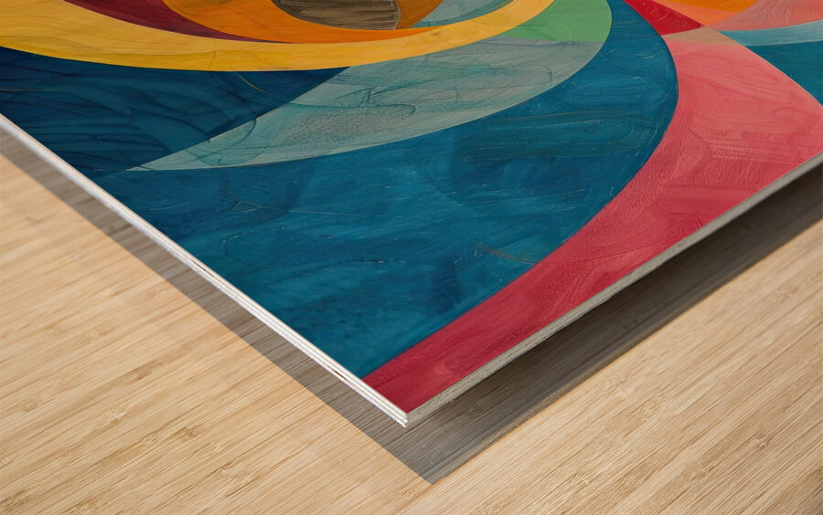 Chromatic Rhapsody 23HBC9 57 Wood print