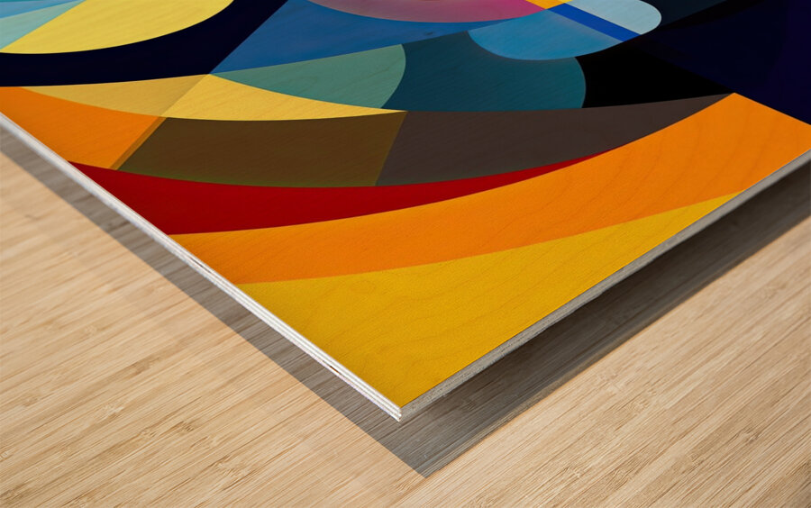 Chromatic Rhapsody 249NHP 57 Wood print