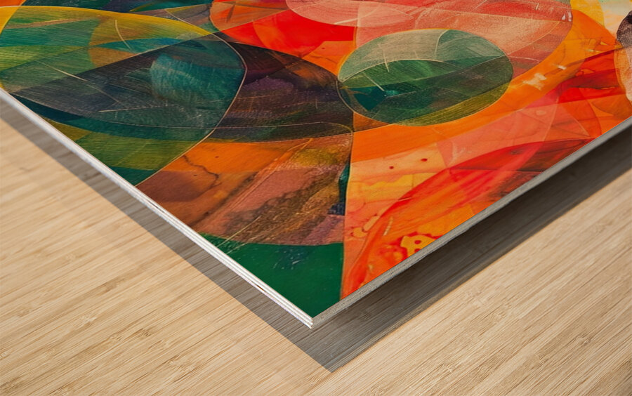 Chromatic Rhapsody 24GHN 57 Wood print